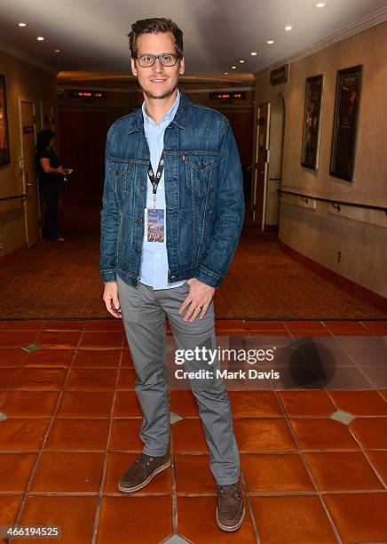 Director Gavin Kelly attends a screening of the film "Chu and Blossom" the 29th Santa Barbara International Film Festival on January 31, 2014 in...