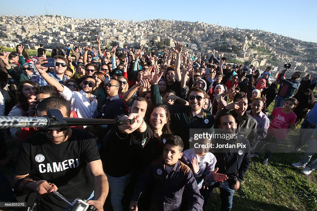 Largast Selfie Attempt Fails In Jordan