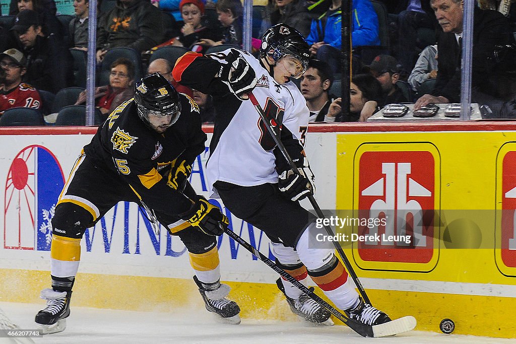 Brandon Wheat Kings v Calgary Hitmen