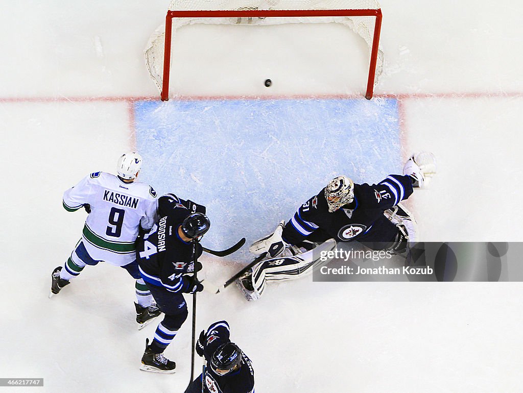 Vancouver Canucks v Winnipeg Jets