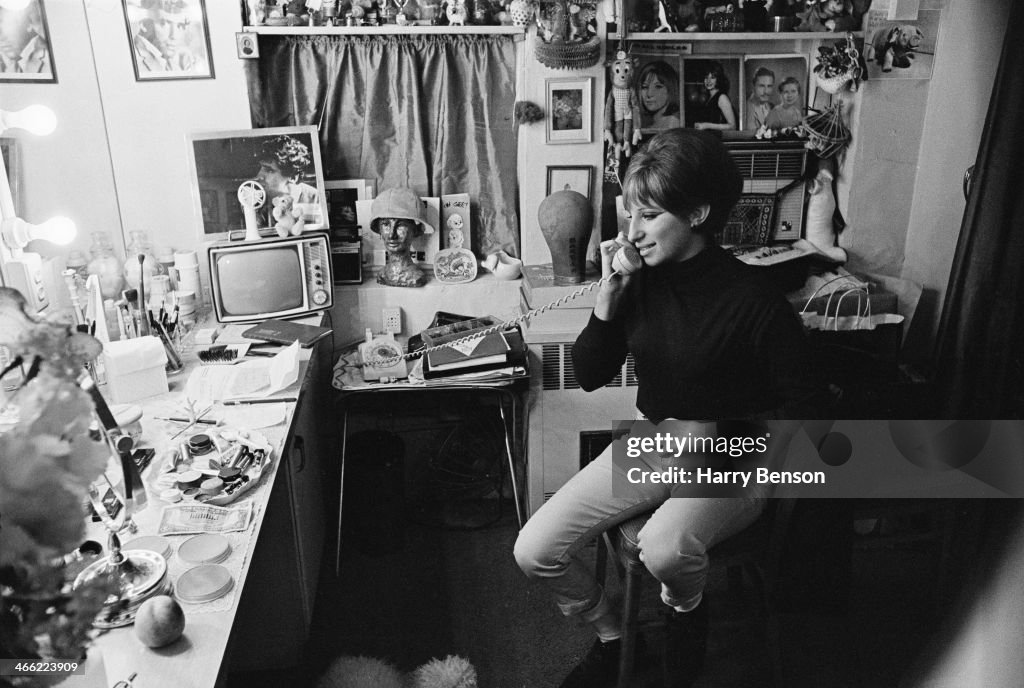 Barbra Streisand Backstage