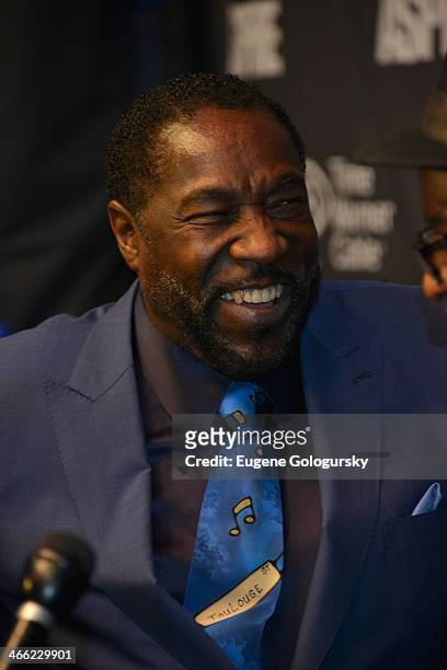 Eddie Levert of the O'jays attends Time Warner Cable Studios And Aspire Bring Soul To The Big Game on January 31, 2014 in New York City.
