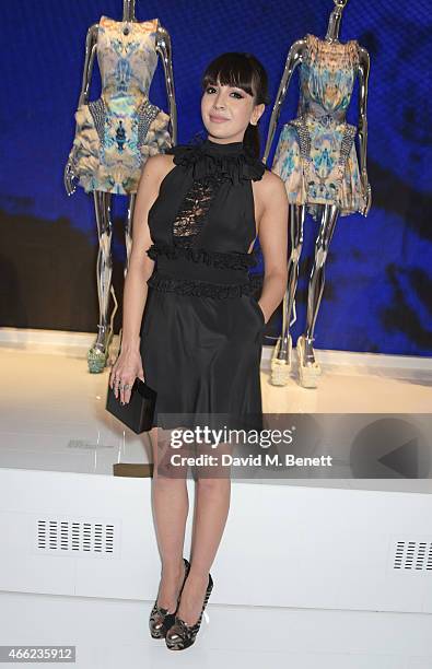 Zara Martin attends the Alexander McQueen: Savage Beauty VIP private view at the Victoria and Albert Museum on March 14, 2015 in London, England.