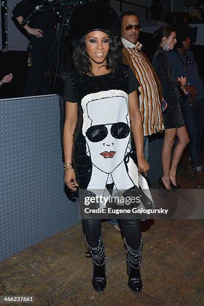 June Ambrose attends Time Warner Cable Studios And Aspire Bring Soul To The Big Game on January 31, 2014 in New York City.