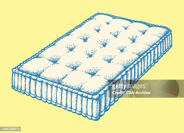 mattress - mattress stock illustrations