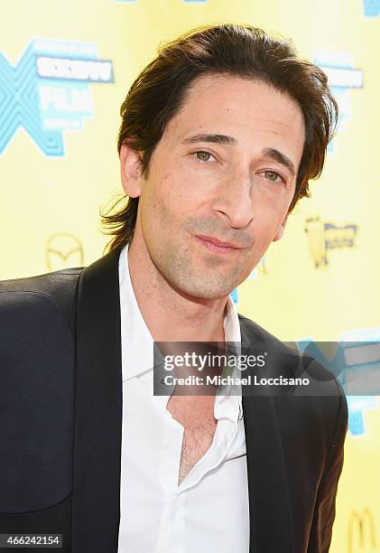 Co-director Adrien Brody attends the "Stone Barn Castle" premiere during the 2015 SXSW Music, Film + Interactive Festival at Topfer Theatre at ZACH...