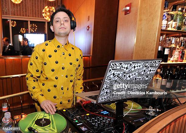 Nick Catchdubs performs at the GQ Super Bowl Party 2014 sponsored by Patron Tequila, Van Heusen, and Miller Fortune on January 31, 2014 in New York...