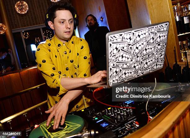 Nick Catchdubs performs at the GQ Super Bowl Party 2014 sponsored by Patron Tequila, Van Heusen, and Miller Fortune on January 31, 2014 in New York...