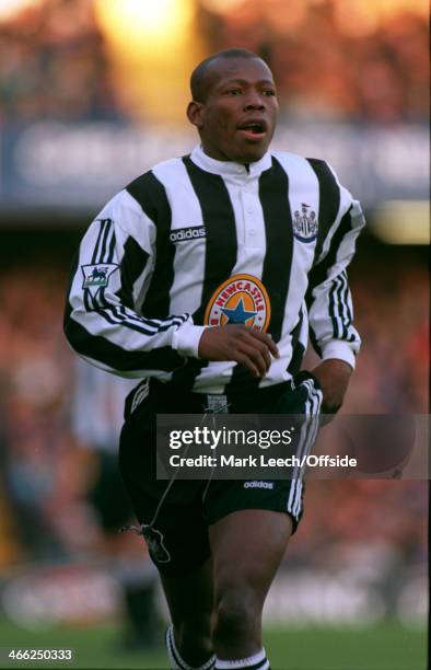 November 1996 - Premiership - Chelsea v Newcastle United - Faustino Asprilla of Newcastle.