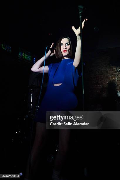 Yelle performs on stage at Babylon on March 14, 2015 in Istanbul, Turkey
