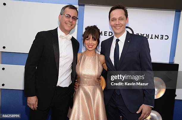 Comedy Central President of Content Development and Original Programming Kent Alterman, actress Natasha Leggero and VP of Specials at Comedy Central...
