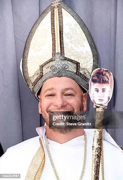 Comedian Jeffrey Ross attends The Comedy Central Roast of Justin Bieber at Sony Pictures Studios on March 14, 2015 in Los Angeles, California.
