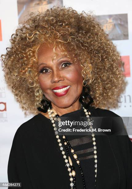 Actress Ja'net Dubois attends the Fifth Annual Africian American Film Critics Association Awards at the Taglyan Cultural Complex on January 31, 2014...