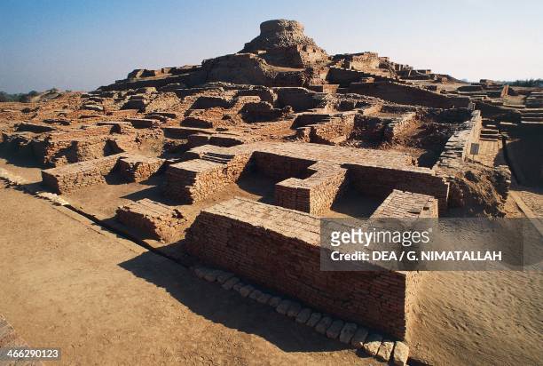 Ruins of the archaeological site of Harappa, Indus Valley civilisation, 3rd millennium BC, Punjab, Pakistan.