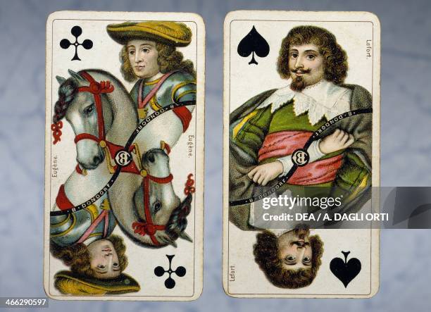 German cards for the game of the Trappola, Dondorf edition, 1820-1860. 19th century.