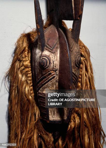Bobo helmet mask, African art, Burkina Faso.