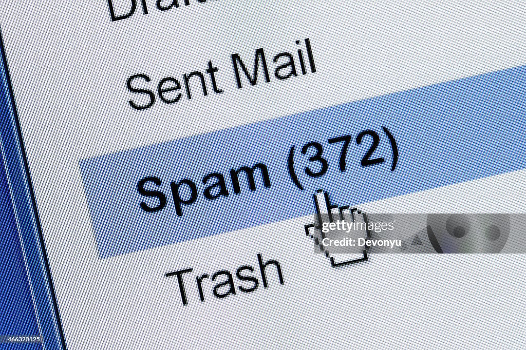 Spam via e-mail