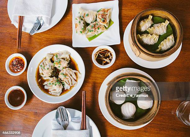 dim sum - dim sum meal stock pictures, royalty-free photos & images