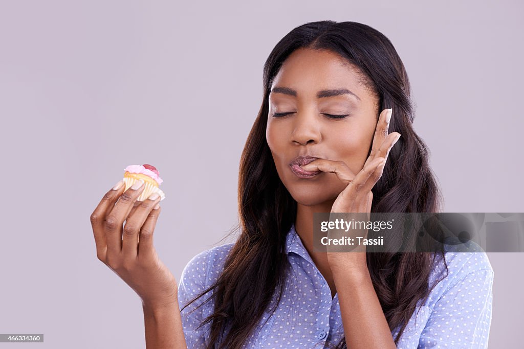 Can't talk, in the cupcake zone