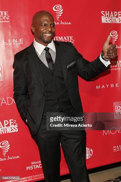 Terry Crews attends the Super Bowl XLVIII Party Hosted By Shape And Men's Fitness at Cipriani 42nd Street on January 31, 2014 in New York City.