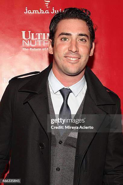 Matt Harvey attends the Super Bowl XLVIII Party Hosted By Shape And Men's Fitness at Cipriani 42nd Street on January 31, 2014 in New York City.