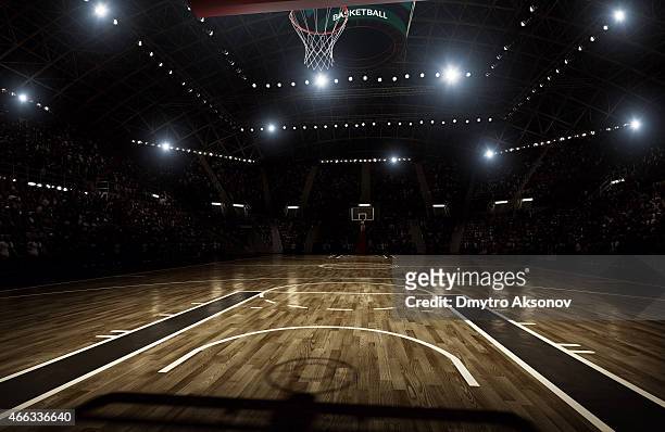 basketball arena - basketball sport stock pictures, royalty-free photos & images