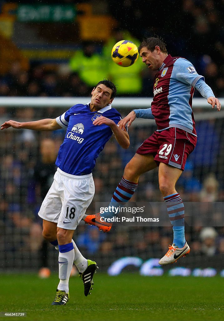 Everton v Aston Villa - Premier League