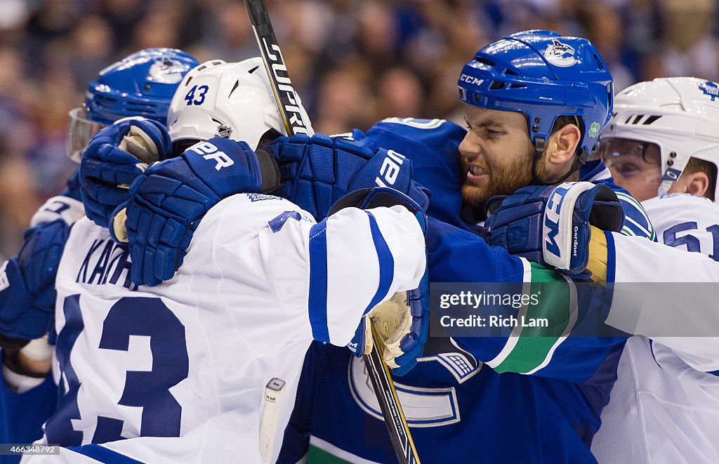 Toronto Maple Leafs v Vancouver Canucks