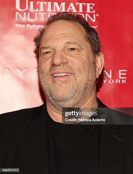 Harvey Weinstein attends the Super Bowl XLVIII Party Hosted By Shape And Men's Fitness at Cipriani 42nd Street on January 31, 2014 in New York City.