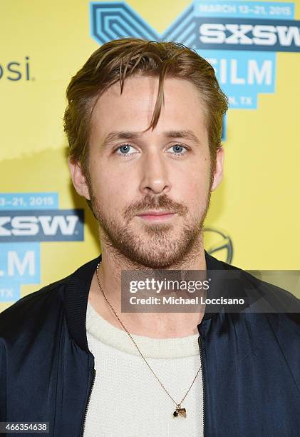Director/Writer Ryan Gosling attends the "Lost River" premiere during the 2015 SXSW Music, Film + Interactive Festival at Topfer Theatre at ZACH on...
