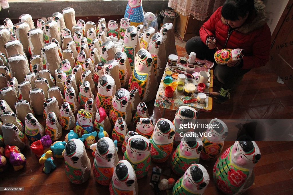 Traditional Clay Dolls In Binzhou