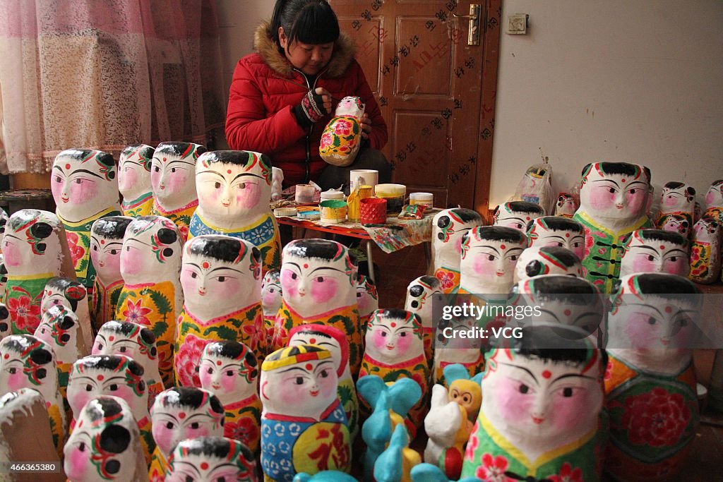 Traditional Clay Dolls In Binzhou