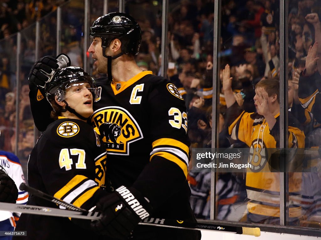 Edmonton Oilers v Boston Bruins