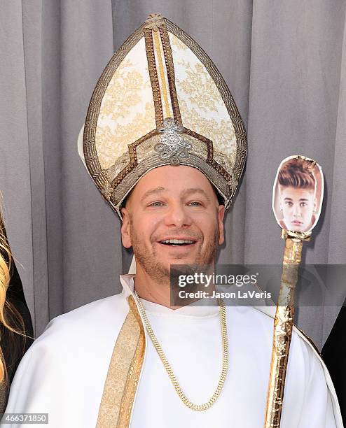 Comedian Jeff Ross attends the Comedy Central Roast Of Justin Bieber on March 14, 2015 in Los Angeles, California.