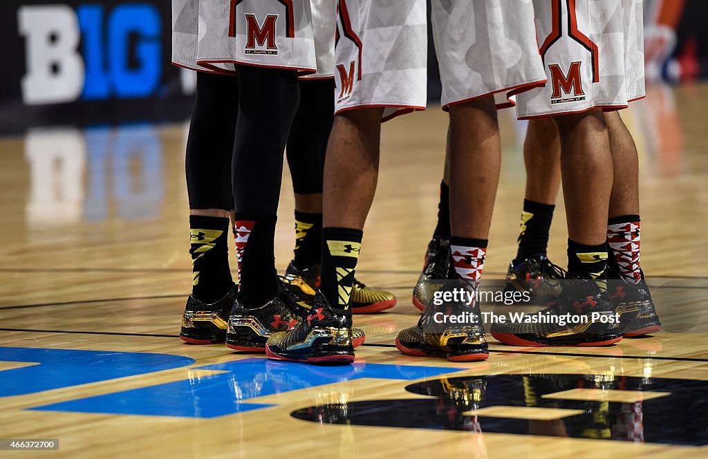 Big 10 Men's Basketball Tournament Maryland Terrapins vs Indiana Hoosiers