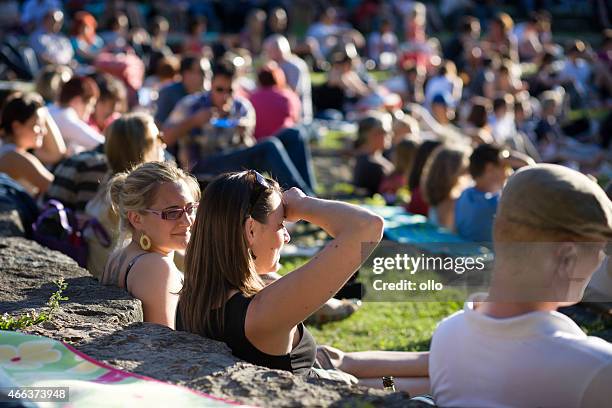 zuschauer, imrosommer, neroberg wiesbaden - wiesbaden stock-fotos und bilder