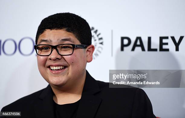 Actor Rico Rodriguez arrives at The Paley Center For Media's 32nd Annual PALEYFEST LA - "Modern Family" event at the Dolby Theatre on March 14, 2015...
