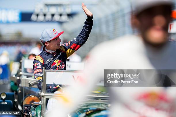 Max Verstappen of Scuderia Toro Rosso and The Netherlands during the Australian Formula One Grand Prix at Albert Park on March 15, 2015 in Melbourne,...