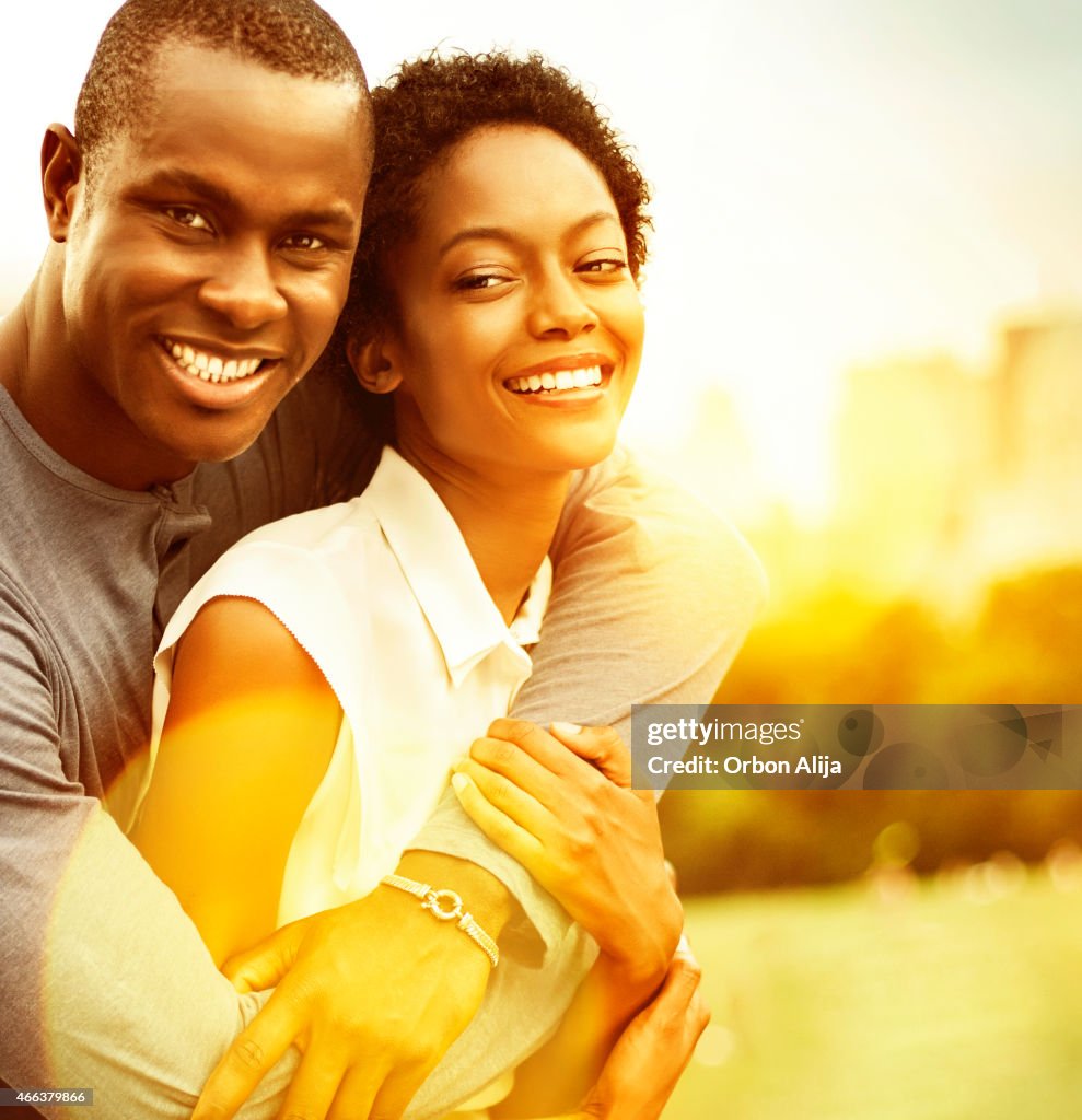 Young couple in Central Park