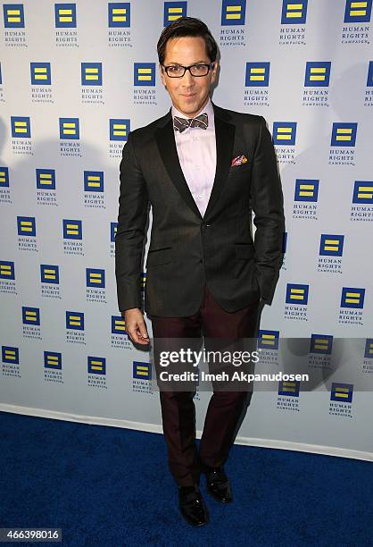 Actor Dan Bucatinsky attends the 2015 Human Rights Campaign Los Angeles Gala Dinner at JW Marriott Los Angeles at L.A. LIVE on March 14, 2015 in Los...