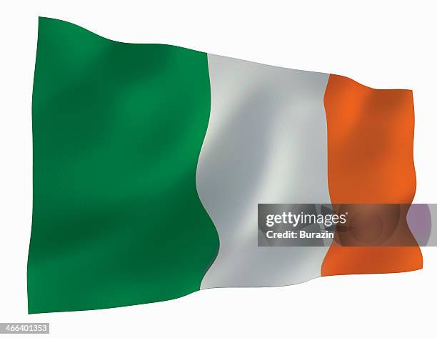 flag of ireland - ireland flag stock pictures, royalty-free photos & images