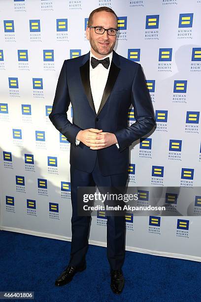 Human Rights Campaign President Chad Griffin attends the 2015 Human Rights Campaign Los Angeles Gala Dinner at JW Marriott Los Angeles at L.A. LIVE...