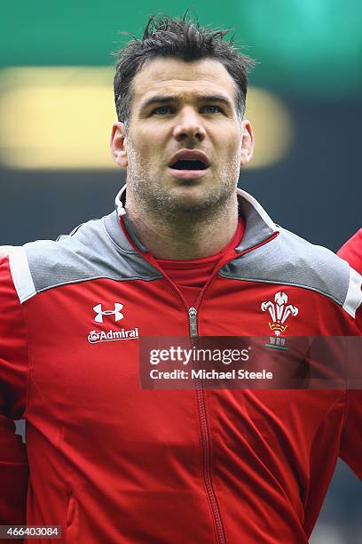 Mike Phillips of Wales during the RBS Six Nations match between Wales and Ireland at the Millennium Stadium on March 14, 2015 in Cardiff, Wales.
