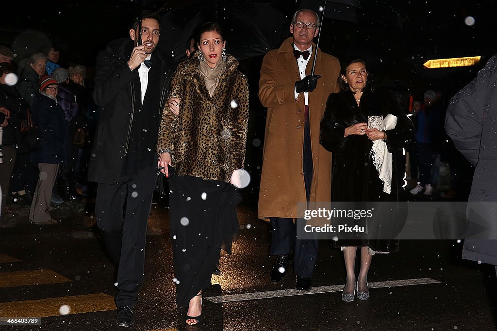 Andrea Casiraghi And Tatiana Santo Domingo : Outside Arrivals At Church