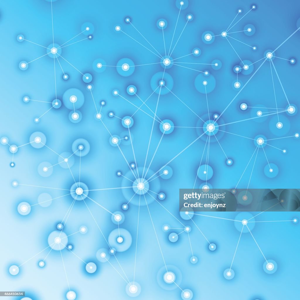Blue communications network background