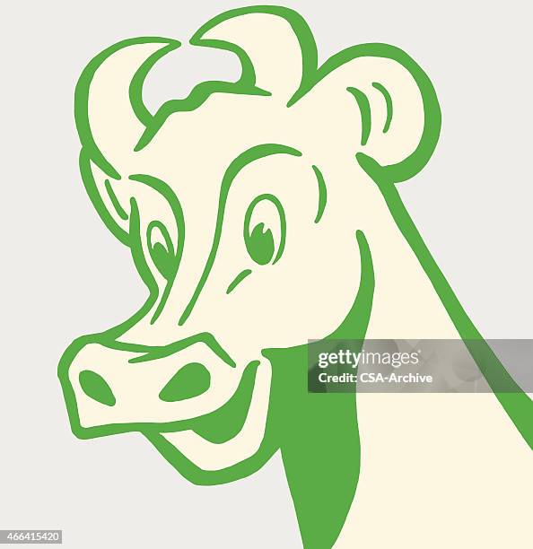 surprised cow - cattle stock illustrations
