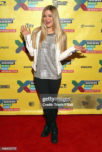 Justine Ezarik attends 'A Conversation With YouTube Celebrities iJustine And Lizzie Velasquez' during the 2015 SXSW Music, Film + Interactive...