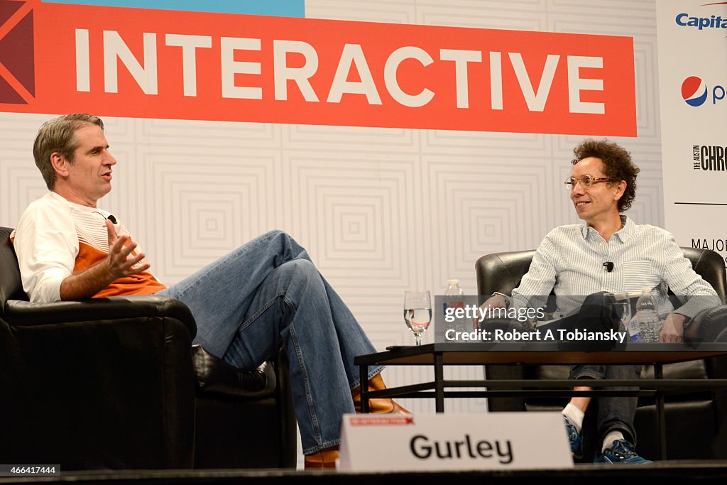 Benchmark general partner Bill Gurley and journalist Malcolm Gladwell