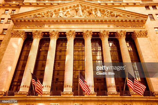 new york stock exchange, wall street - new york stock exchange old stock pictures, royalty-free photos & images