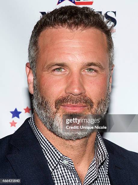 Actor Joel Lambert attends the Salute to Heroes Service Gala to benefit the National Foundation for Military Family Support at The Majestic Downtown...
